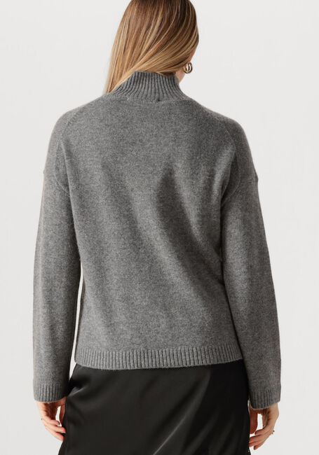 Grijze SELECTED WOMEN Trui SLFCILLE CASHMERE BLEND HIGH  NECK NOOS - large