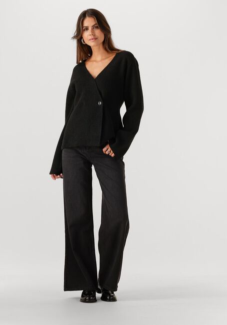 Zwarte NEO NOIR Trui MARIE LOUISE KNIT CARDIGAN - large