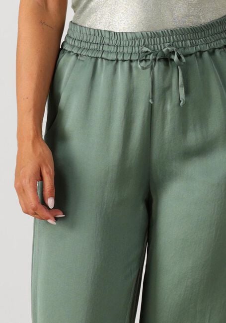 Groene SUMMUM Broeken TROUSERS HEAVY SILKY TOUCH - large