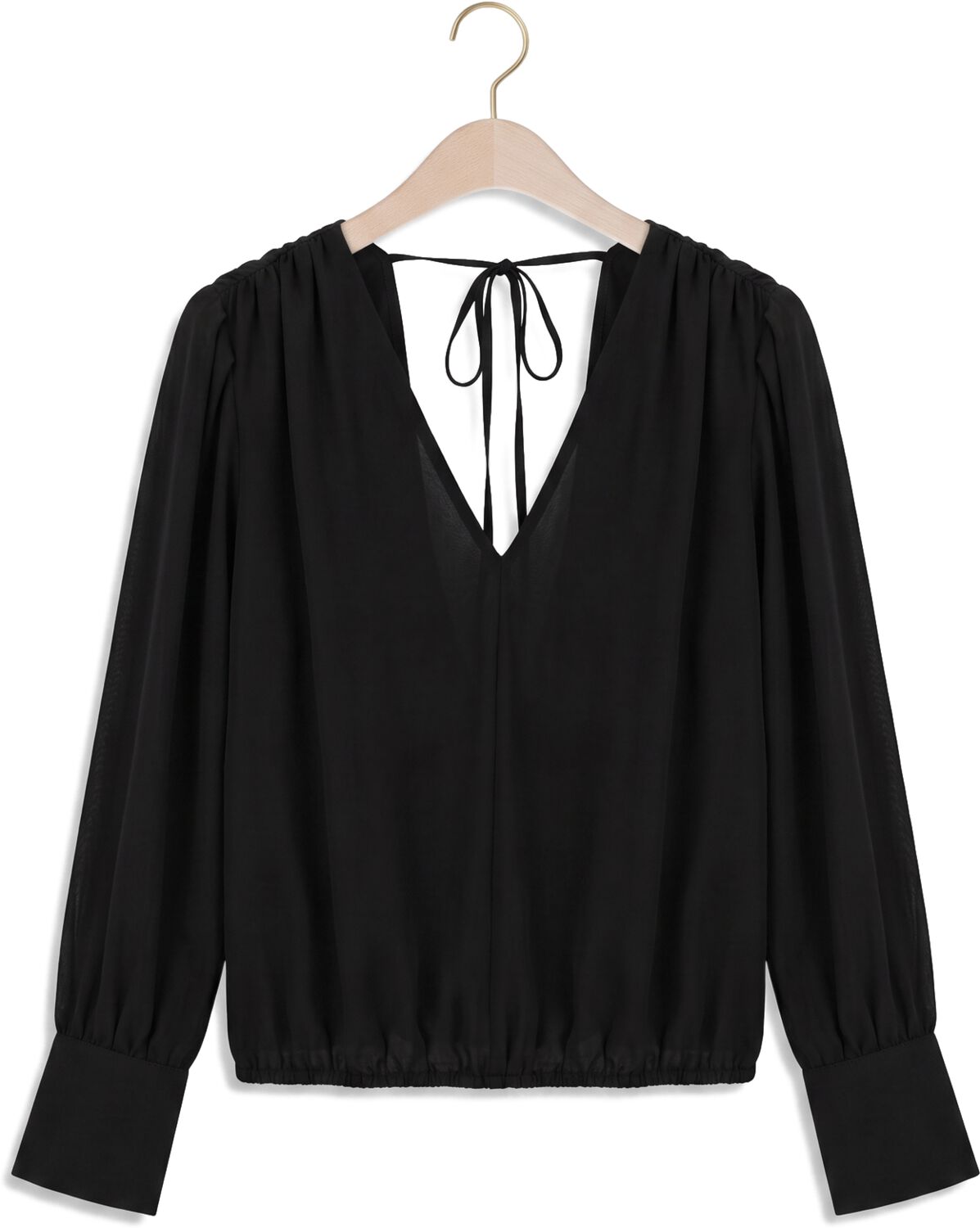 MY ESSENTIAL WARDROBE Dames Blouses Mwrasoli Blouse Zwart