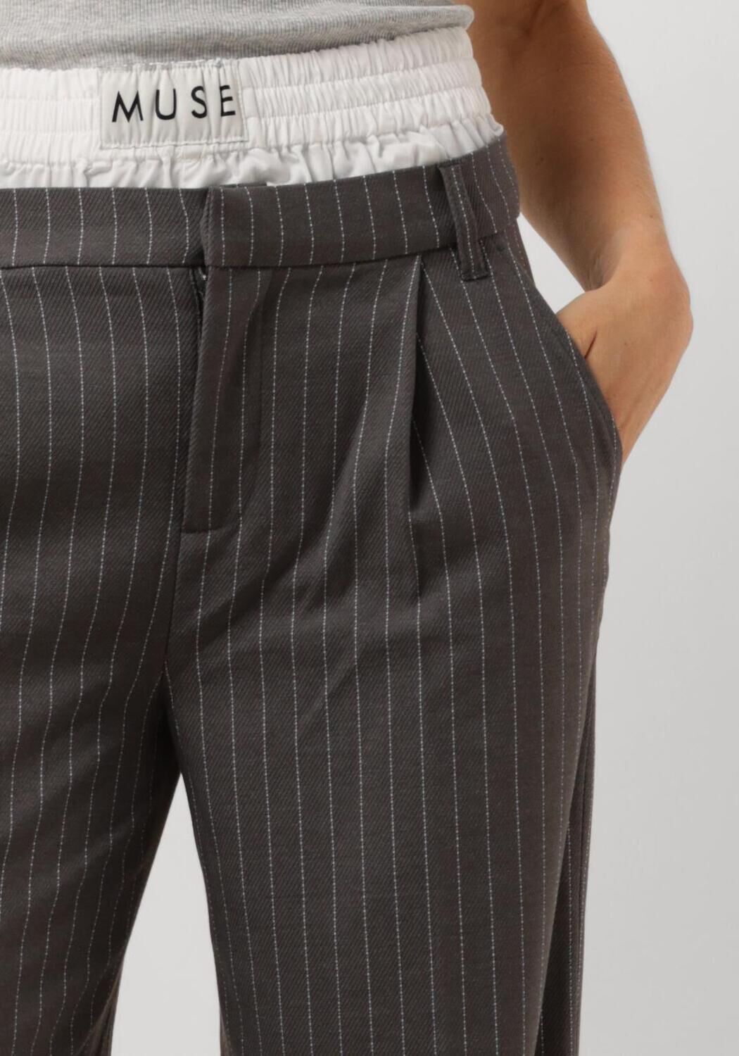 COPENHAGEN MUSE Dames Broeken Cmtailor-pants Grijs