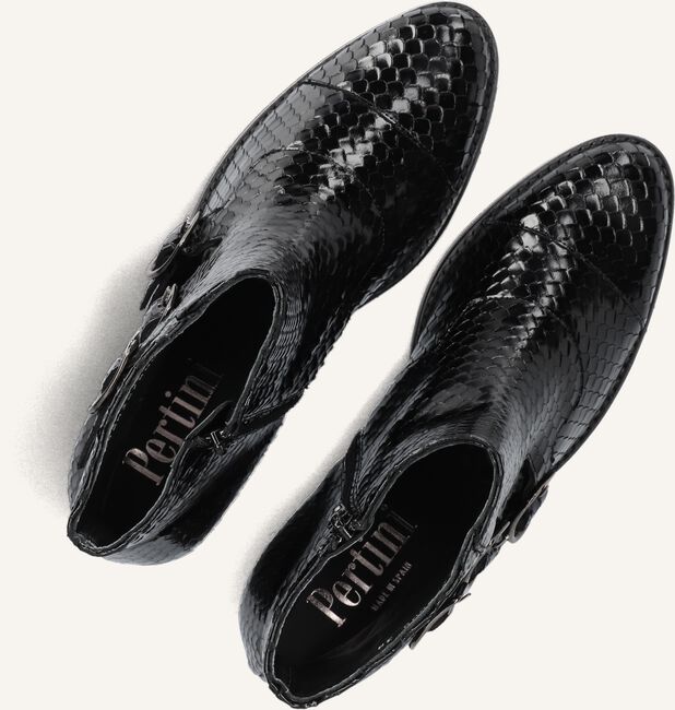 Zwarte PERTINI Enkellaarsjes 32780 Zwarte PERTINI Enkellaarsjes 32780 - large