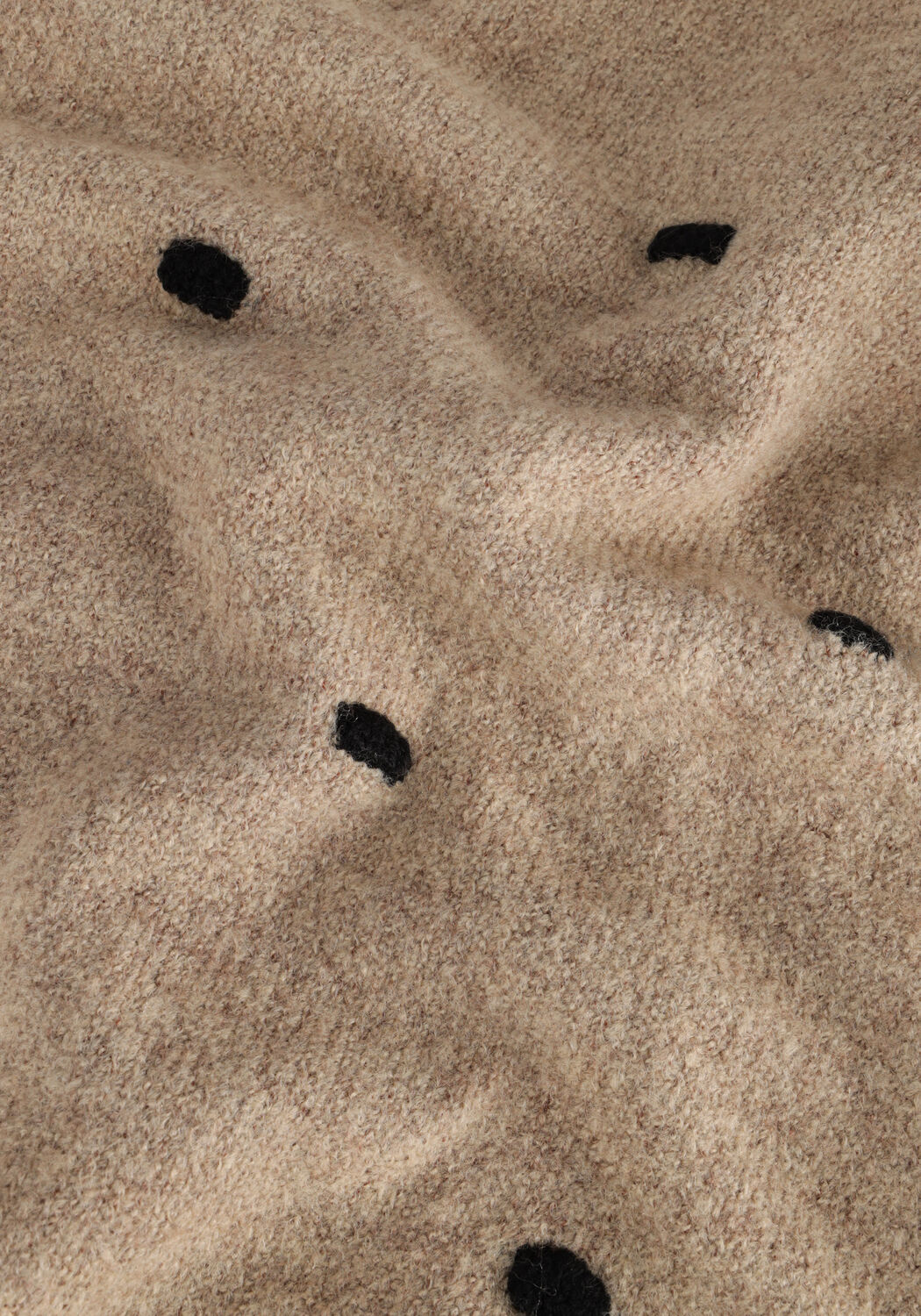 Beige OBJECT Trui JEVE NONSIA L/S PULLOVER - large