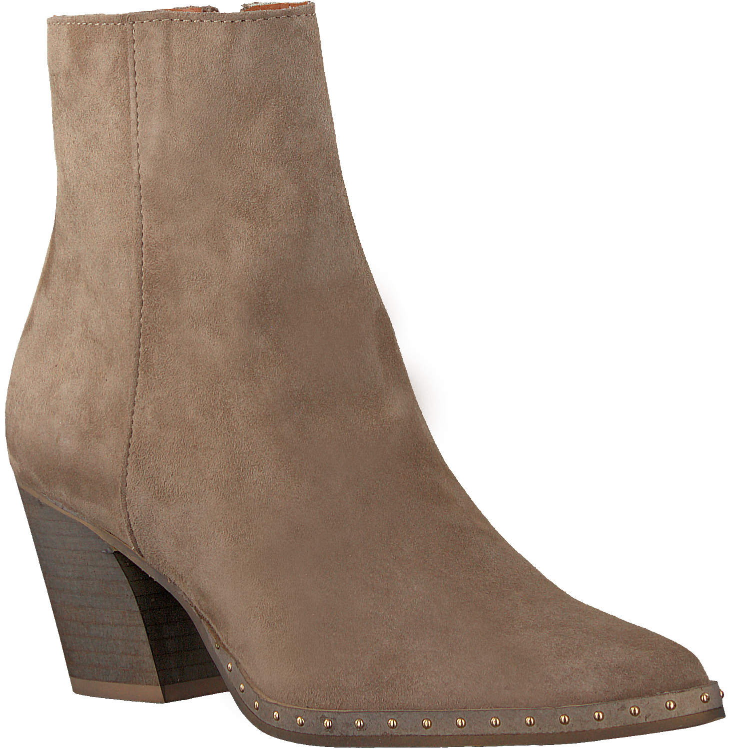 Taupe TANGO Enkellaarsjes ELLA OBLIQUE 10 | Omoda Taupe TANGO Enkellaarsjes ELLA OBLIQUE 10 | Omoda
