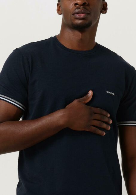 Donkerblauwe GENTI T-shirt J9037-1222 - large