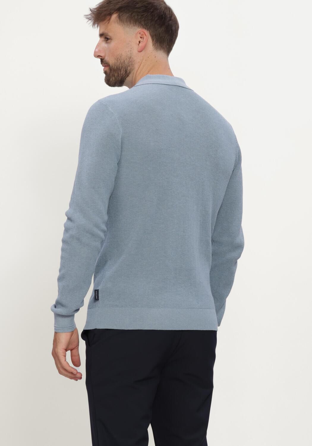Lichtblauwe SAINT STEVE Polo SANDER-S - large
