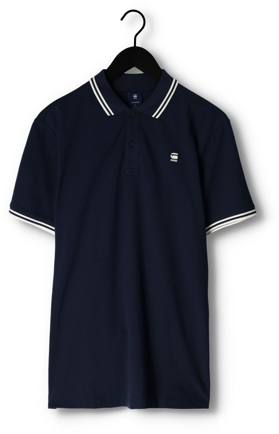 G-Star Raw Heren Polo's & T-shirts Dunda Slim Stripe Polo S/s - Blauw, foto 2