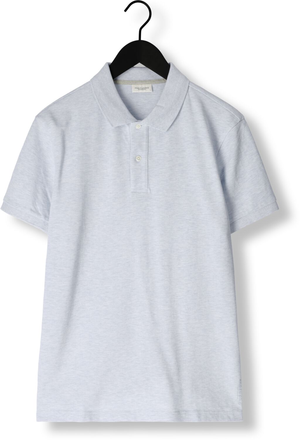 PROFUOMO Heren Polo's & T-shirts Polo Short Sleeve Lichtblauw