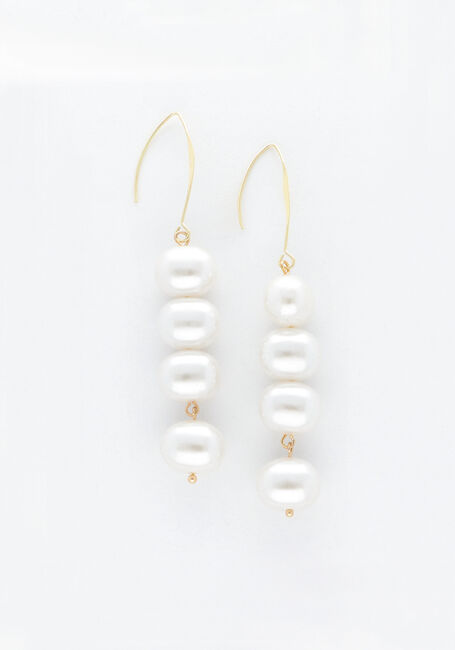 Goudkleurig NOTRE-V Oorbellen EARRING PEARLS - large