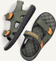 Groene TIMBERLAND Platte sandalen PERKINS ROW 2-STRAP Groene TIMBERLAND Platte sandalen PERKINS ROW 2-STRAP - medium