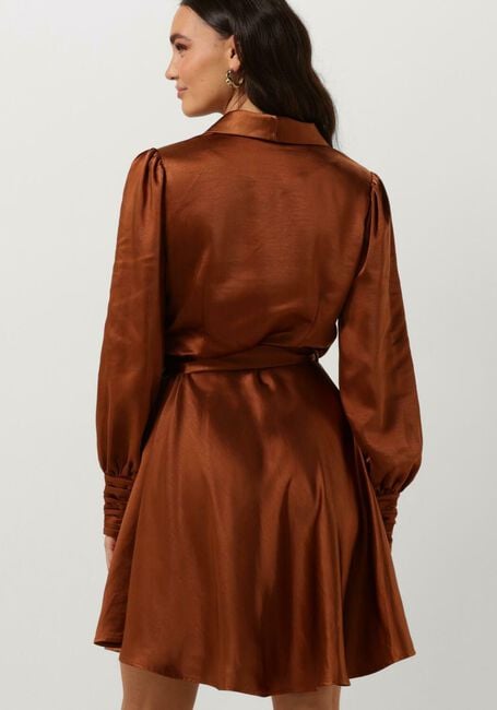 Roest NOTRE-V Mini jurk NV-DORIS SATIN DRESS  - large