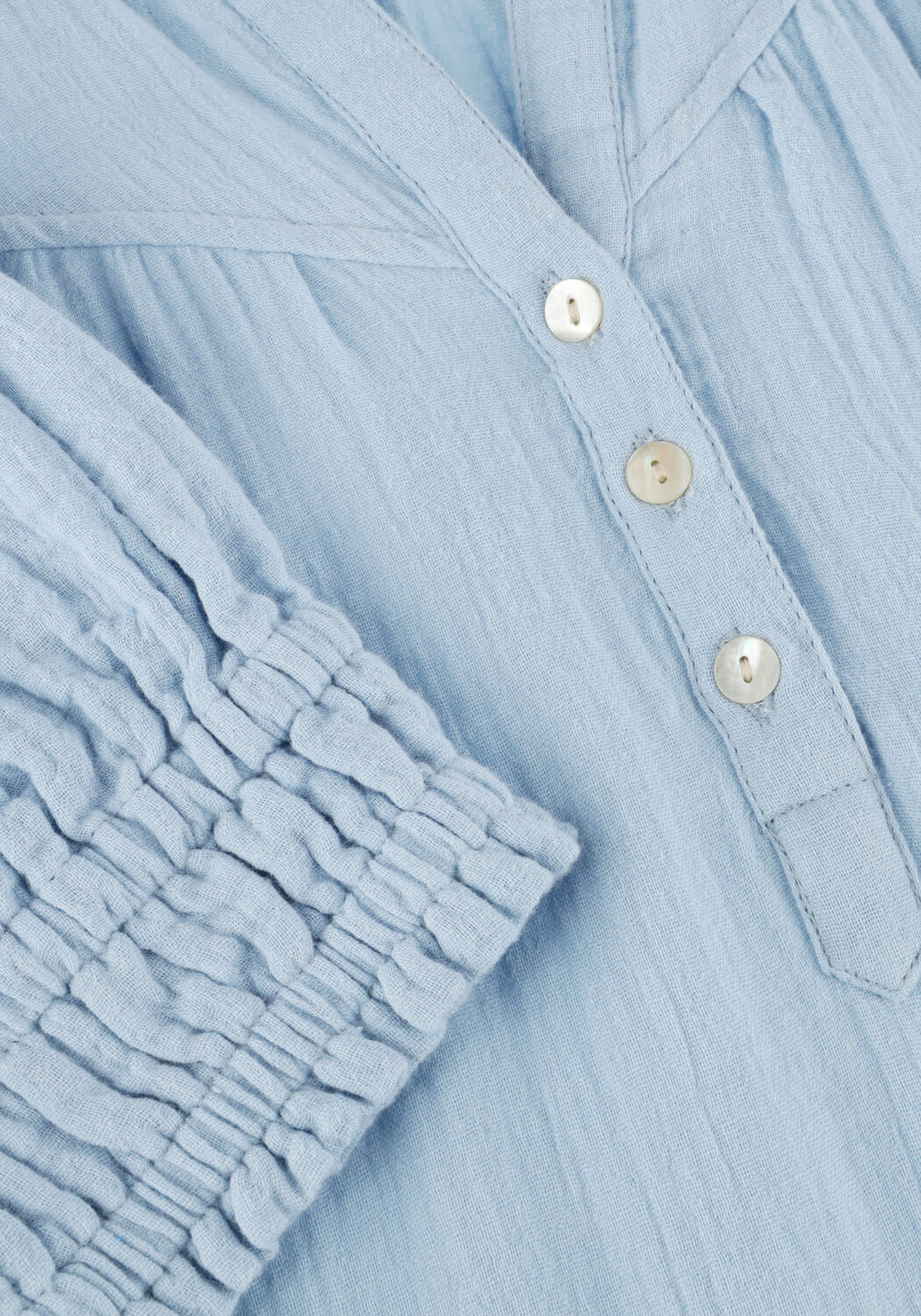 Lichtblauwe MOLIIN Midi jurk ALEX - large