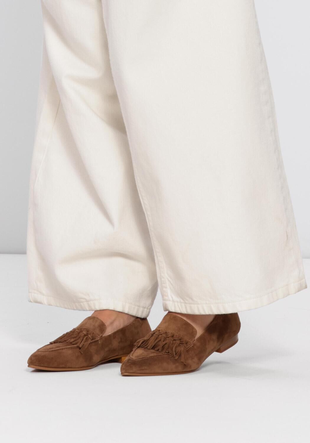 Bruine STEFANO LAURAN Mocassins E2574 - large