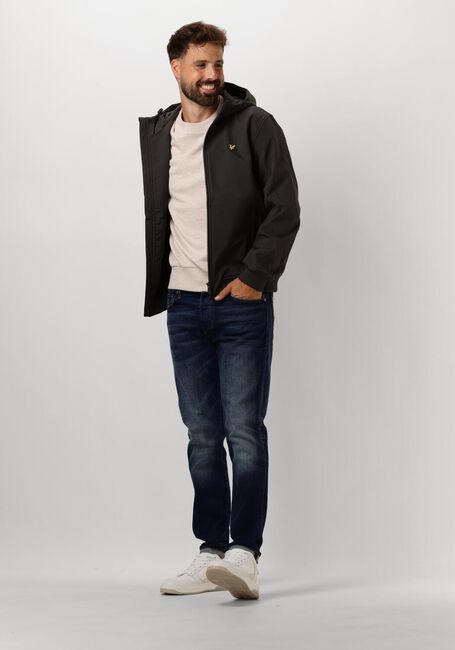 Beige FRED PERRY Trui CREW NECK SWEATSHIRT - large