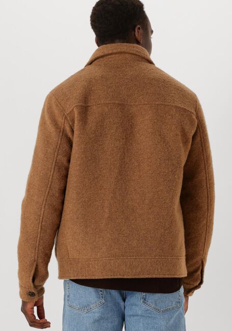Bruine SELECTED MEN Jack SLHJAKOB WOOL BLEND JKT - large