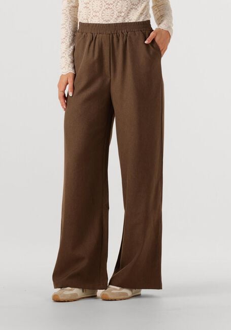 Bruine YDENCE Wijde broek PANTS YADE - large