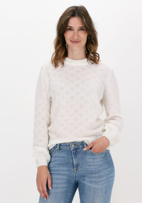Gebroken wit MSCH COPENHAGEN Trui SOLUNA MOHAIR PULLOVER 16175 - large