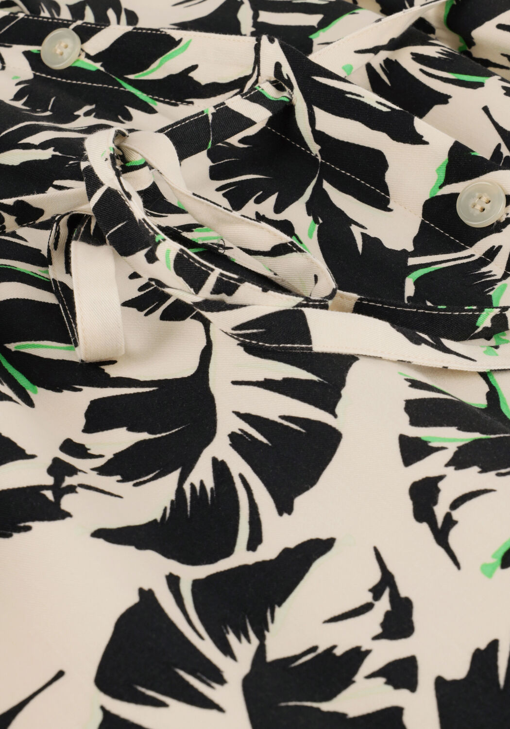 Groene ANOTHER LABEL Midi jurk AZZA LENZING DRESS - large