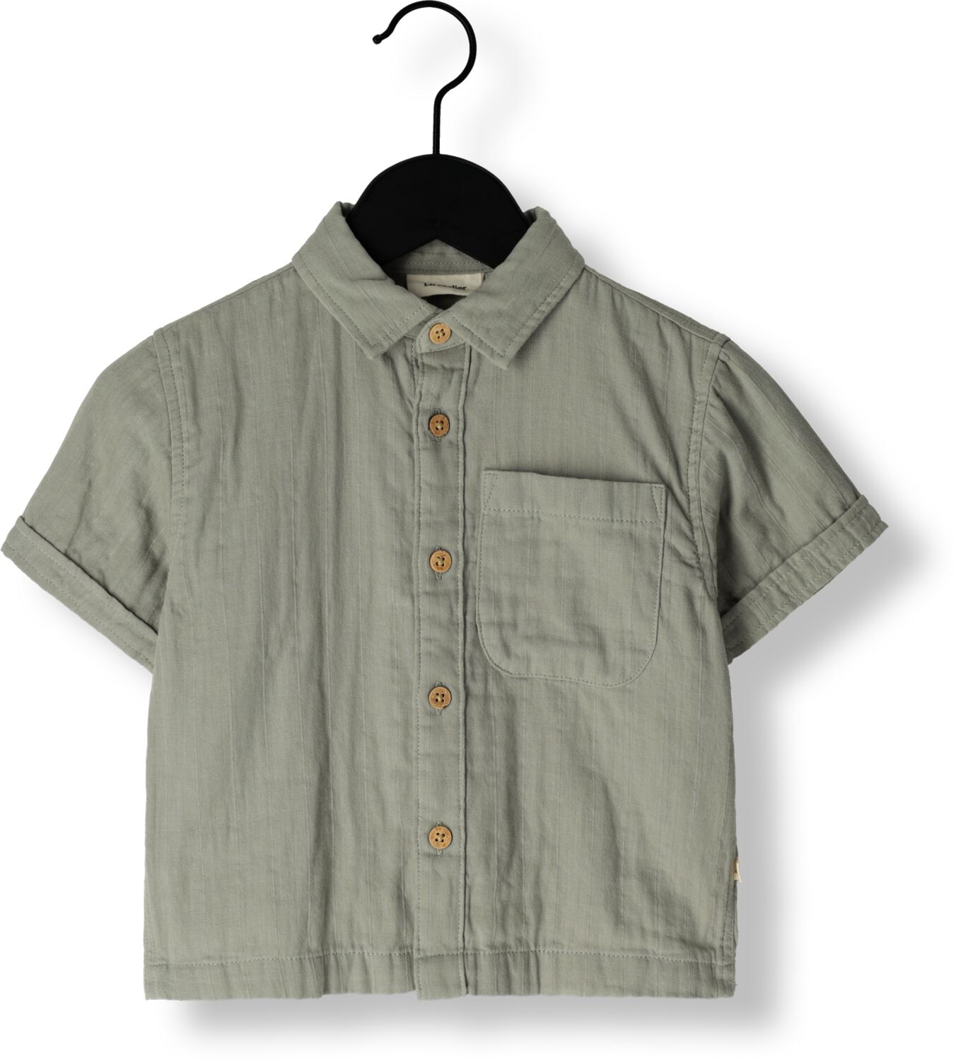 LIL' ATELIER Jongens Overhemden Nmmfelix Ss Loose Shirt Lil Groen