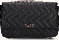 Zwarte GUESS Schoudertas ECO MAI CONVERTIBLE XBODY FLAP Zwarte GUESS Schoudertas ECO MAI CONVERTIBLE XBODY FLAP - medium