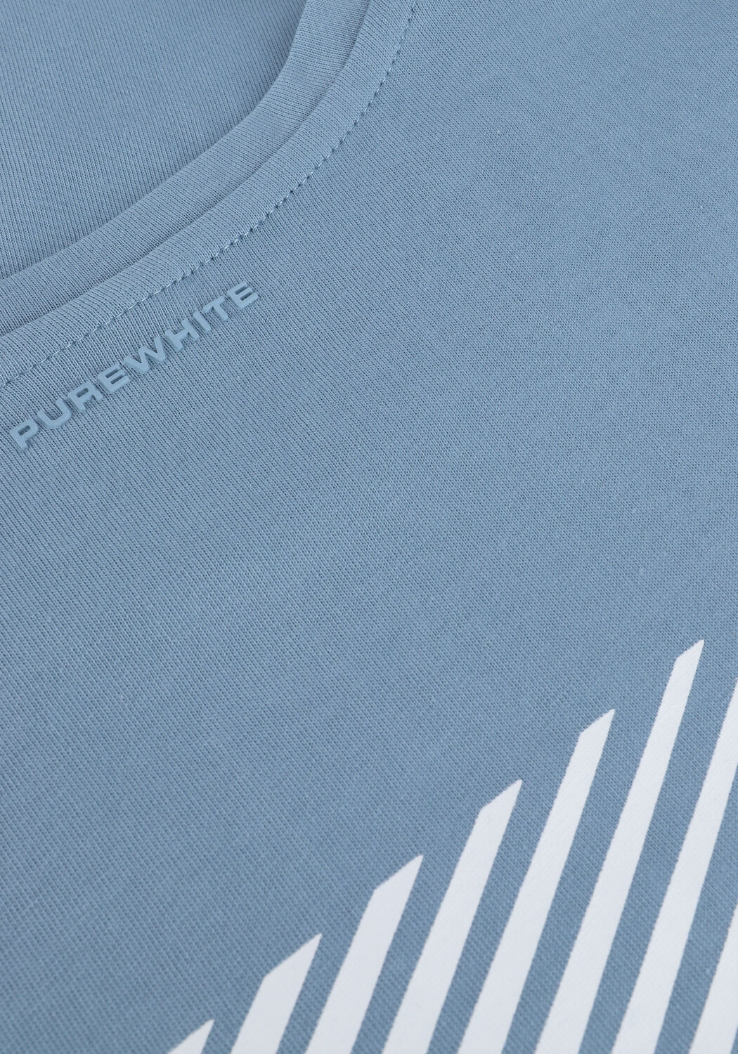 Lichtblauwe PUREWHITE T-shirt 22010121 - large