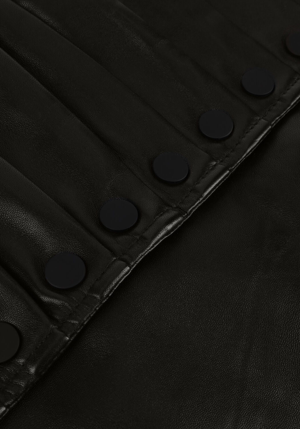 Zwarte EST'SEVEN Minirok EST&rsquo;BUTTON SKIT BUNCHEN - large