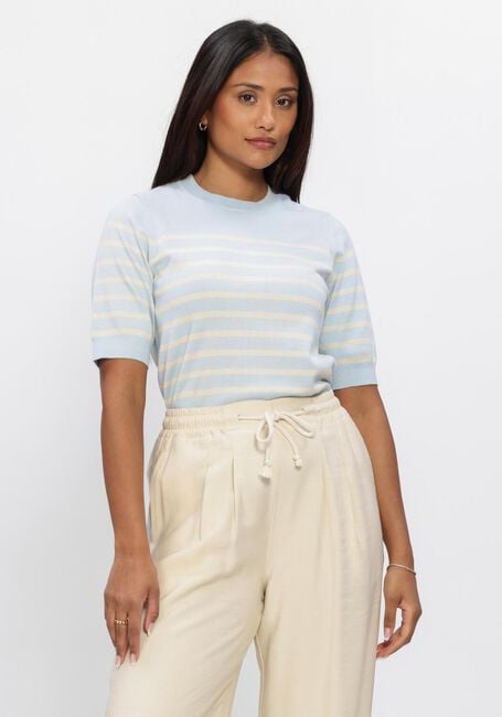 Blauwe Y.A.S. Trui YASLENA SS KNIT PULLOVER - large