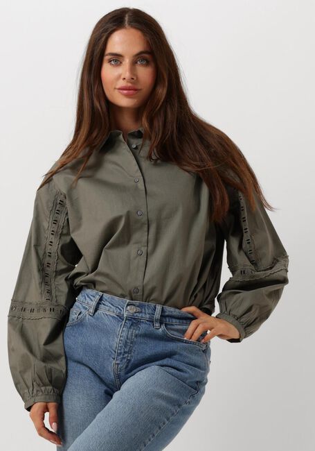 Groene MSCH COPENHAGEN Blouses MSCHJEOVANA PETRONIA SHIRT - large