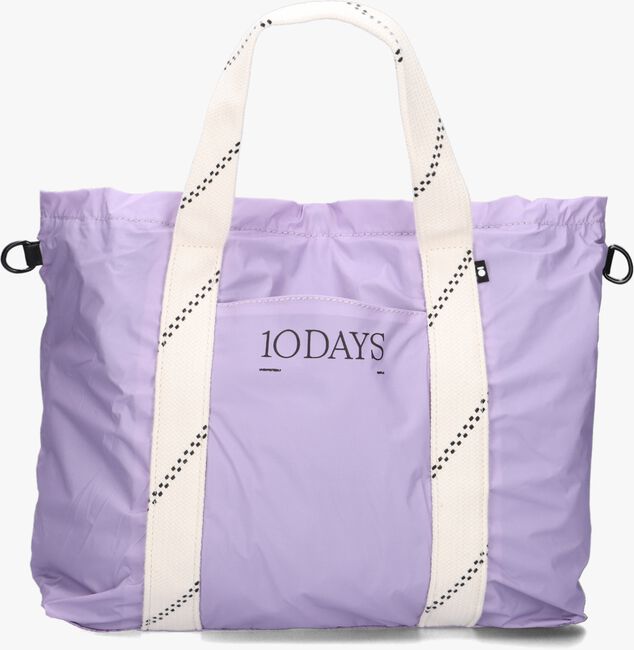 Paarse 10DAYS Schoudertas SMALL SHOPPER - large