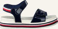 Blauwe TOMMY HILFIGER Platte sandalen PLATFORM VELCRO SANDAL - medium