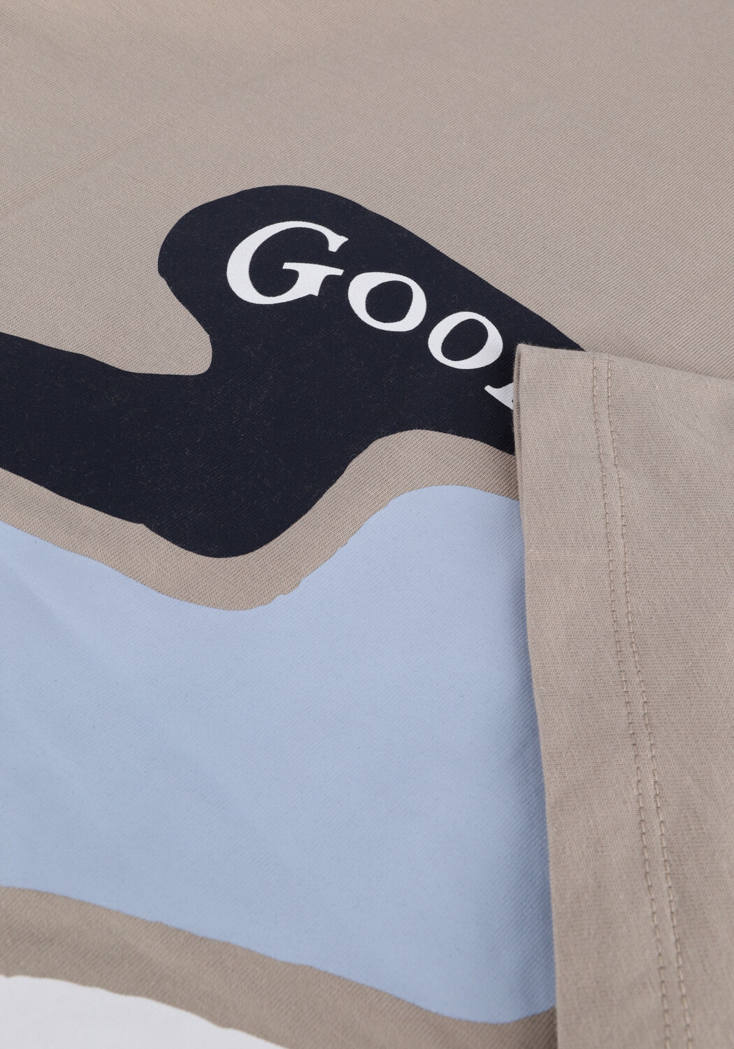 Beige THE GOODPEOPLE T-shirt TEX - large