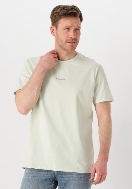 Groene PURE PATH T-shirt REGULAR FIT CREWNECK SS T-SHIRTS - large