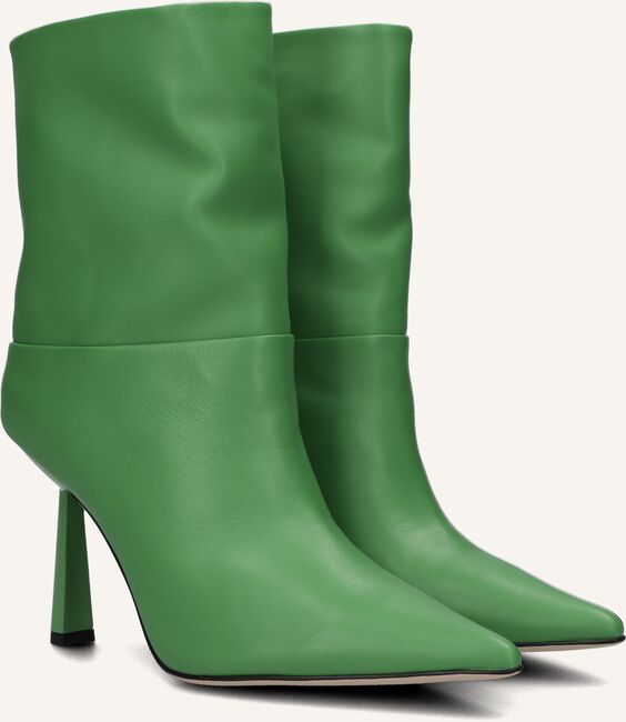 Groene LOLA CRUZ Enkellaarsjes 018B10BK Groene LOLA CRUZ Enkellaarsjes 018B10BK - large