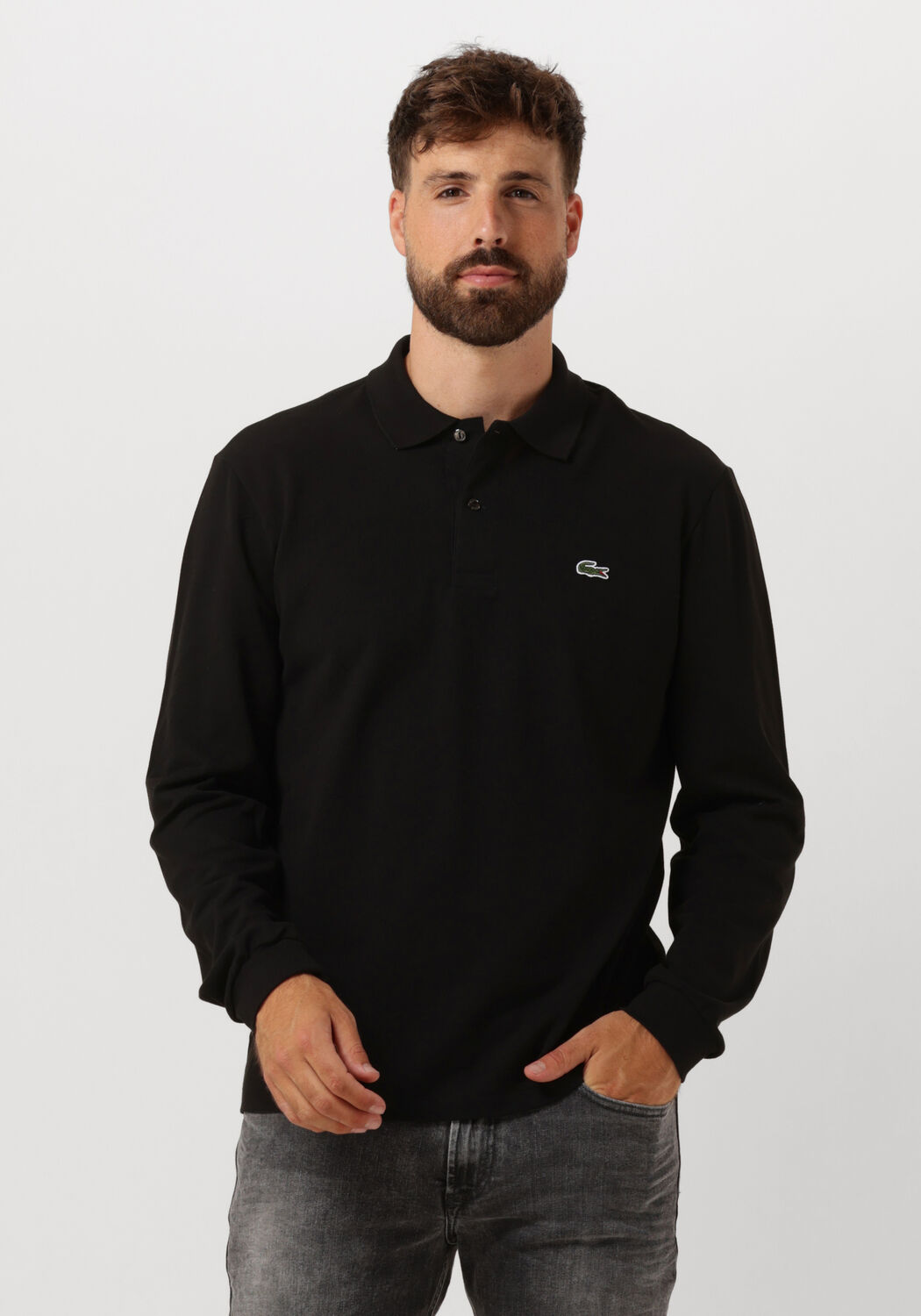 Lacoste long deals sleeve black
