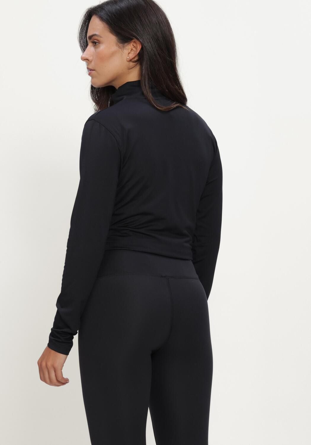 Zwarte NEW BALANCE Trui SPORT 1/4 ZIP - large
