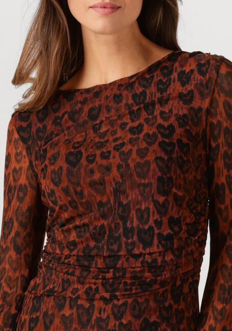 Bruine FABIENNE CHAPOT Midi jurk ASHLEY DRESS - large