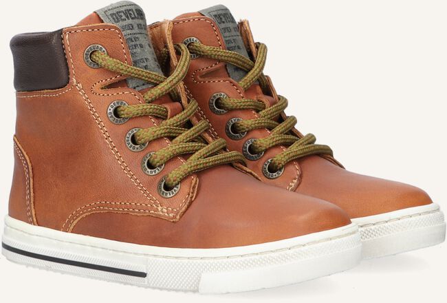 Cognac DEVELAB Hoge sneakers 41901 Cognac DEVELAB Hoge sneakers 41901 - large