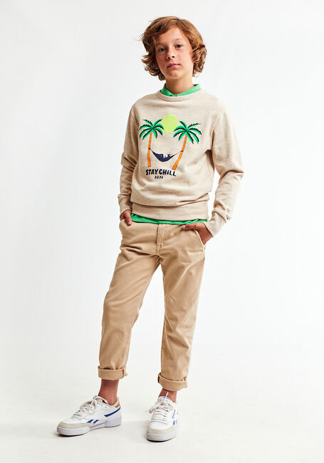 Beige AO76 Chino BARRY CHINO PANTS - large
