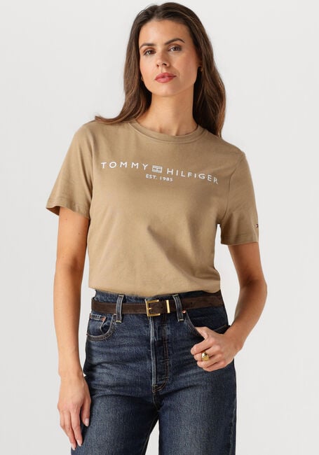 Zand TOMMY HILFIGER T-shirt REG CORP LOGO C-NK SS - large