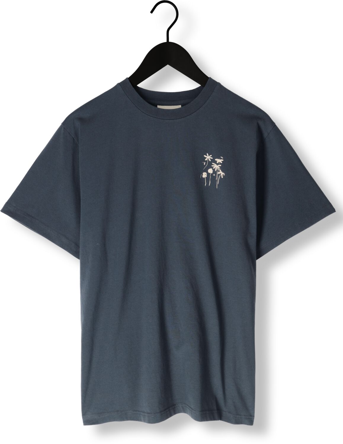FORÉT Forét Heren Polo's & T-shirts Flora T-shirt Donkerblauw