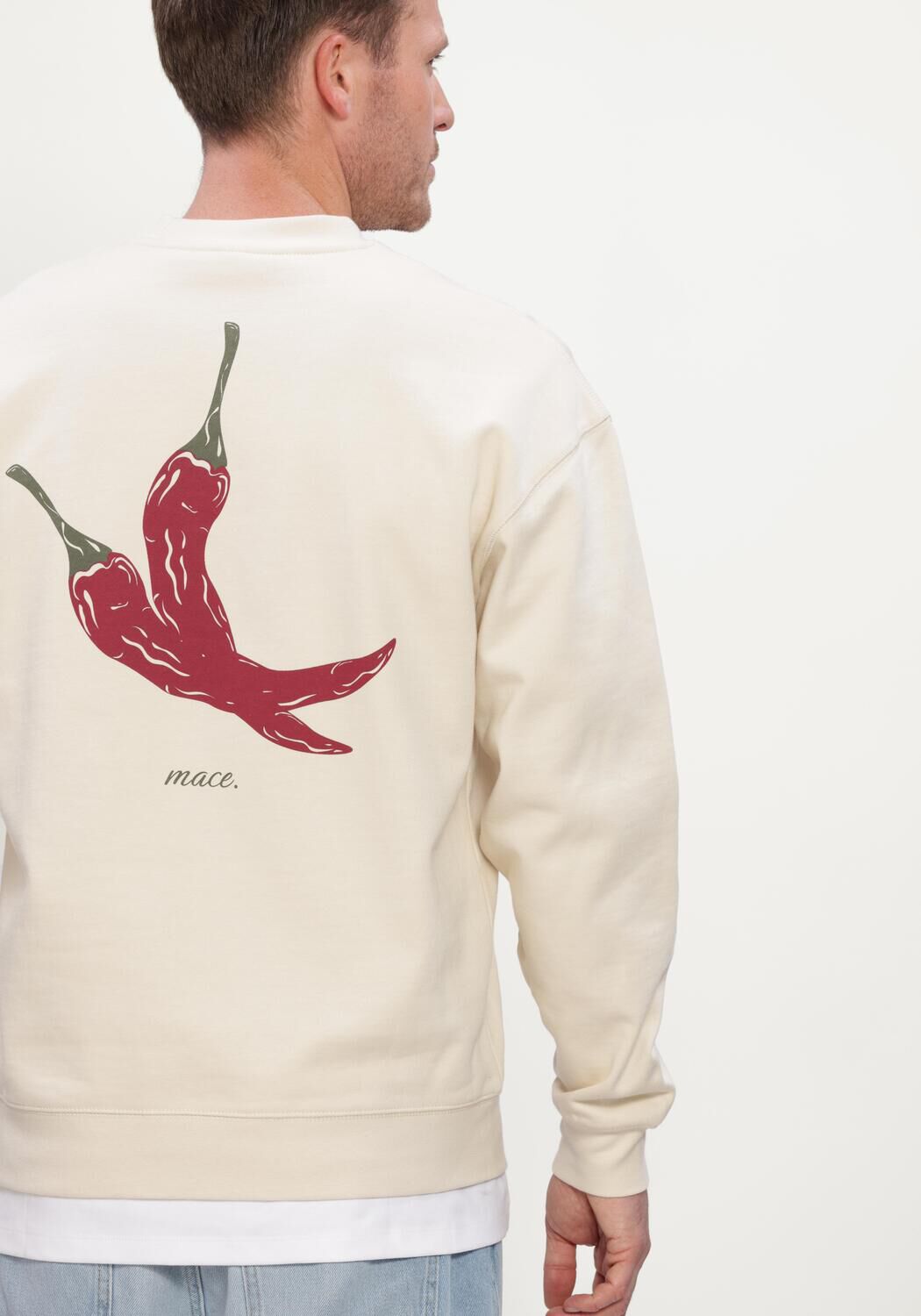 Ecru MACED Sweater M-AUSTIN - large