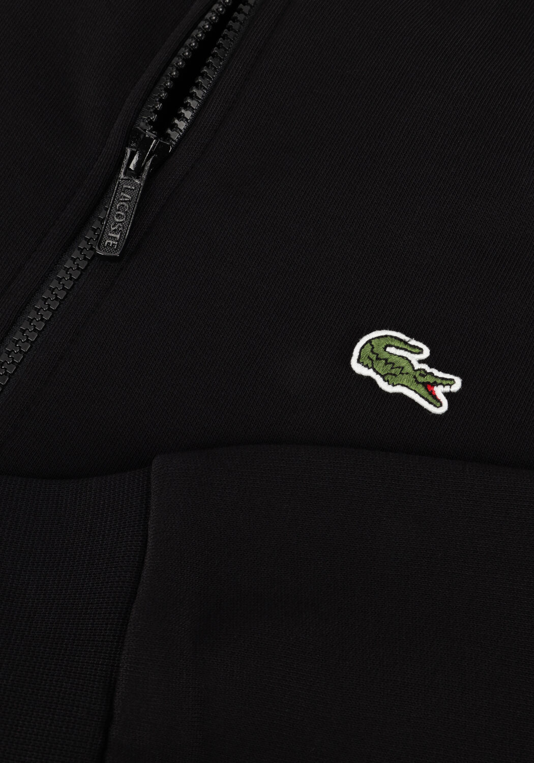 Zwarte LACOSTE Vest 1HS1 MENS SWEAT ZIP - large