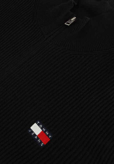 Zwarte TOMMY JEANS Vest TJM SLIM XS BADGE ZIP THRU Zwarte TOMMY JEANS Vest TJM SLIM XS BADGE ZIP THRU - large