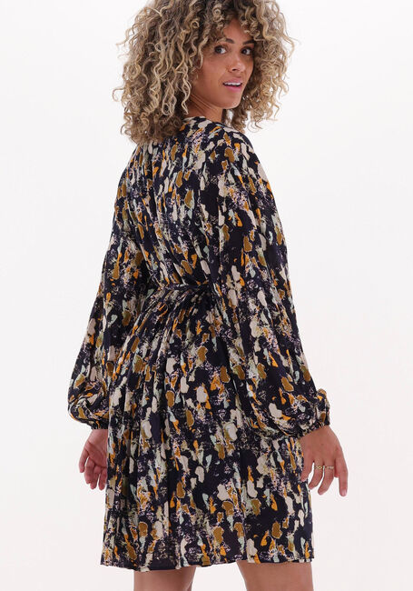 Zwarte SECOND FEMALE Mini jurk MAMMA WRAP DRESS - large