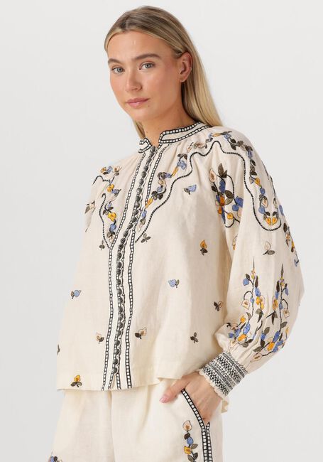 Gebroken wit SCARLETT POPPIES Blouses FEMME TOP - large