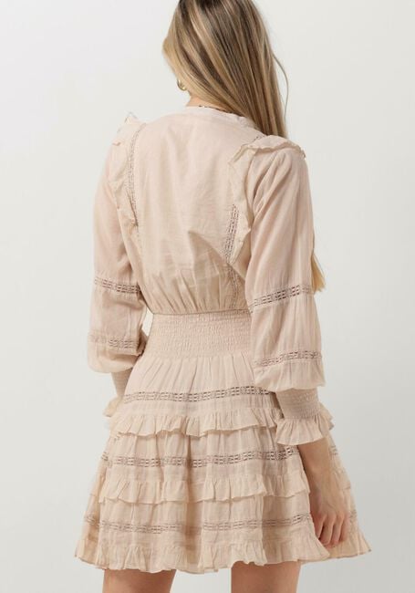 Ecru NOTRE-V Mini jurk VOILE DRESS - large