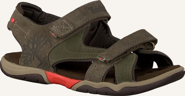 Groene TIMBERLAND Platte sandalen PARK HOPPER L/F 2 STRAP KIDS Groene TIMBERLAND Platte sandalen PARK HOPPER L/F 2 STRAP KIDS - large