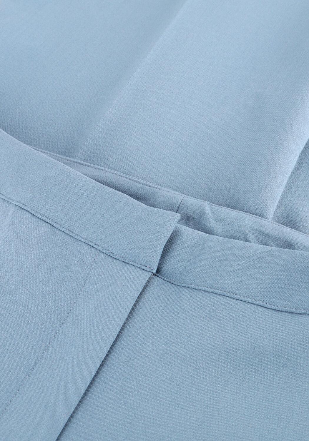 Lichtblauwe ANOTHER LABEL Wijde broek MOORE PANTS - large