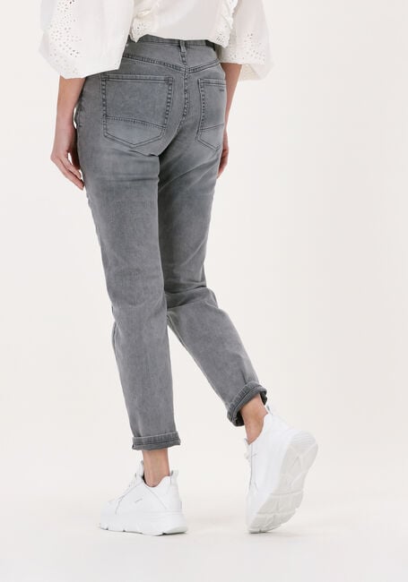 Grijze SUMMUM Slim fit jeans TAPERED JEANS HAKA BLACK DENIM - large