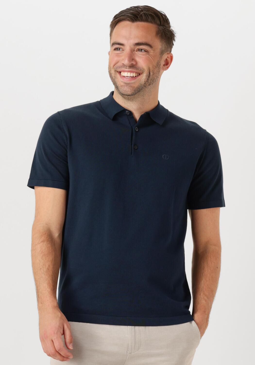 DSTREZZED Heren Polo's & T-shirts Camilo Polo Donkerblauw